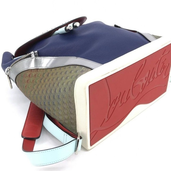 Christian Louboutin Explorafunk Spiked Leather Backpack - Like New - Picture 6 of 8